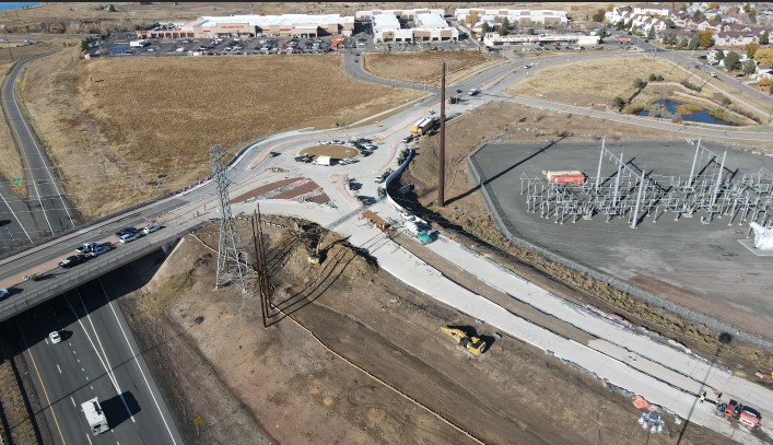 C-470 Quincy Roundabouts Drone View Ramp Reconstruction.jpg detail image