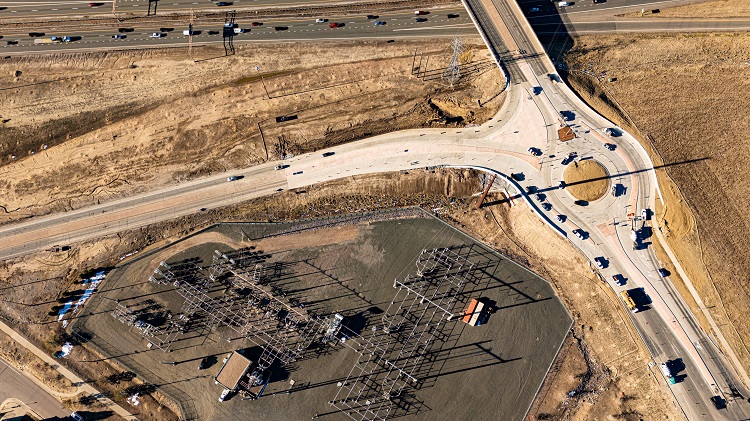 C-470 Quincy Roundabouts Overhead Drone View.jpg detail image