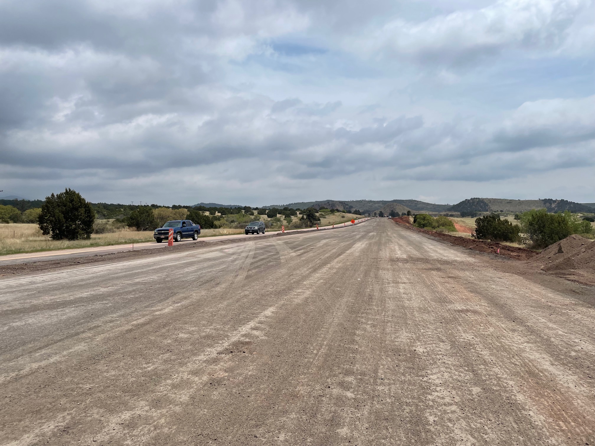 May 2023 CO 115 ready for asphalt widening.jpg detail image