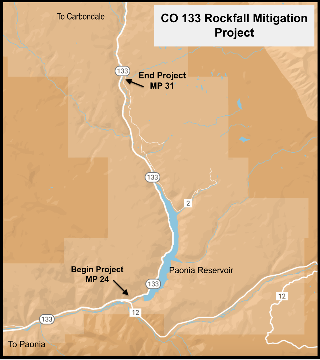 CO 133 Rockfall Mitigation Project Zone July 2024.png detail image