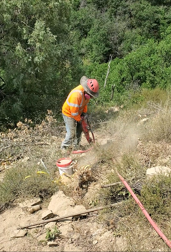 CO 133 Rockfall Mitigation Anchor Drilling.png detail image