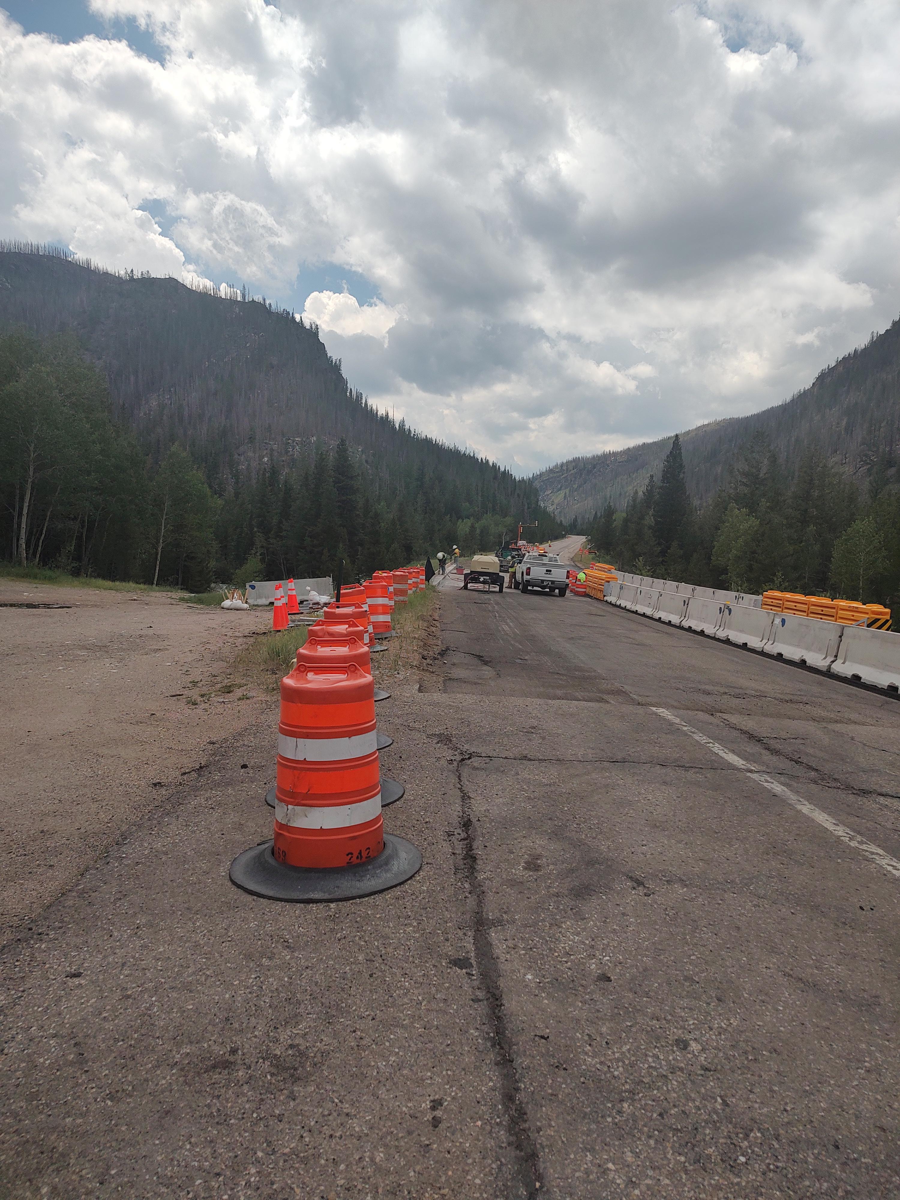 CO 14 Cameron Pass Resurfacing Barriers Placement.jpg detail image