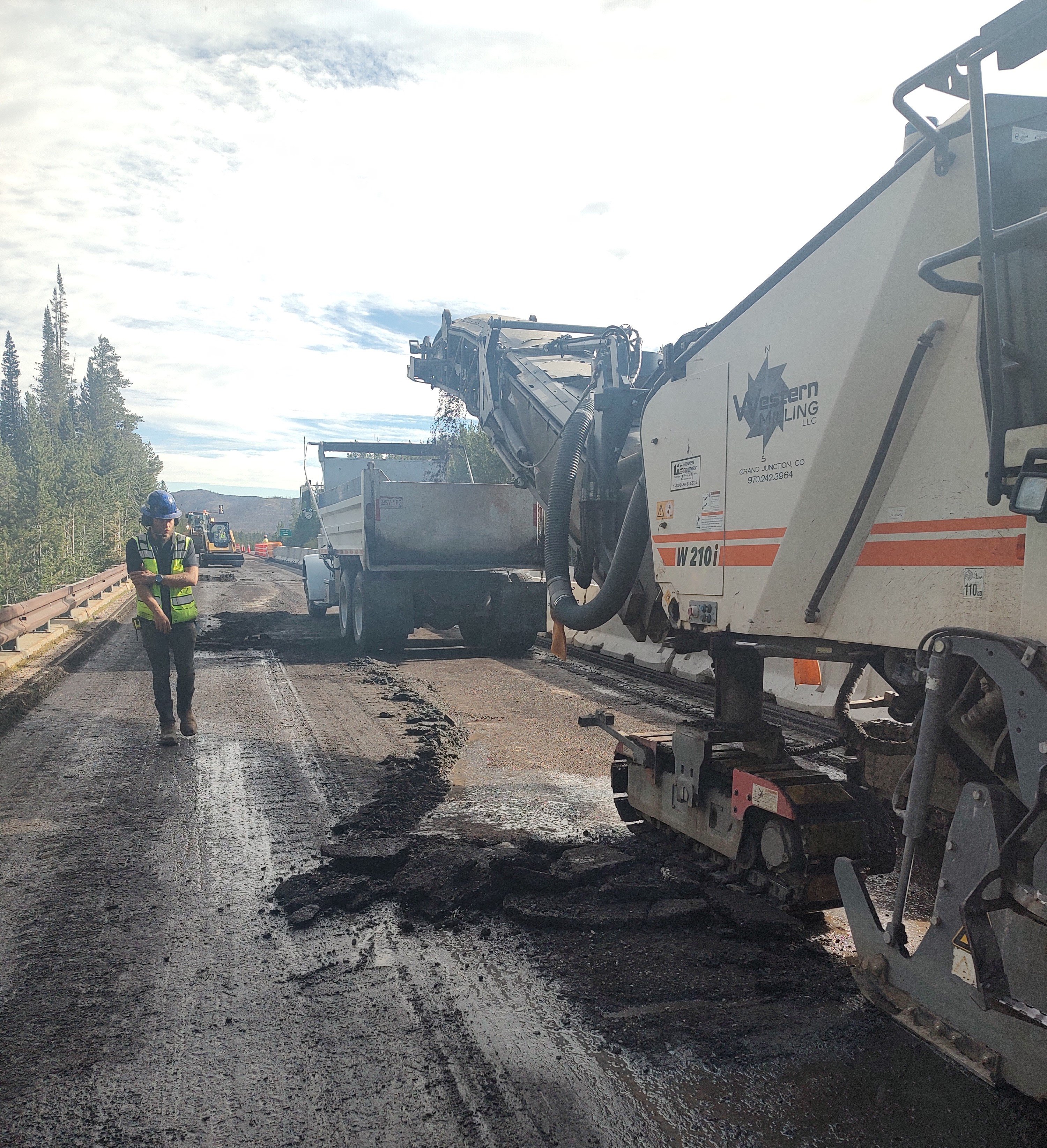 CO 14 Cameron Pass Resurfacing Bridge Deck Milling September 2024.jpg detail image