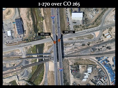 I-270 oer CO 265 Map