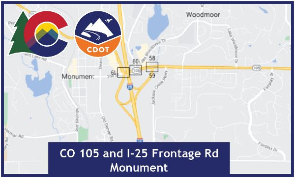 CO 105 and I-25 Frontage Road in Monument map.jpg detail image