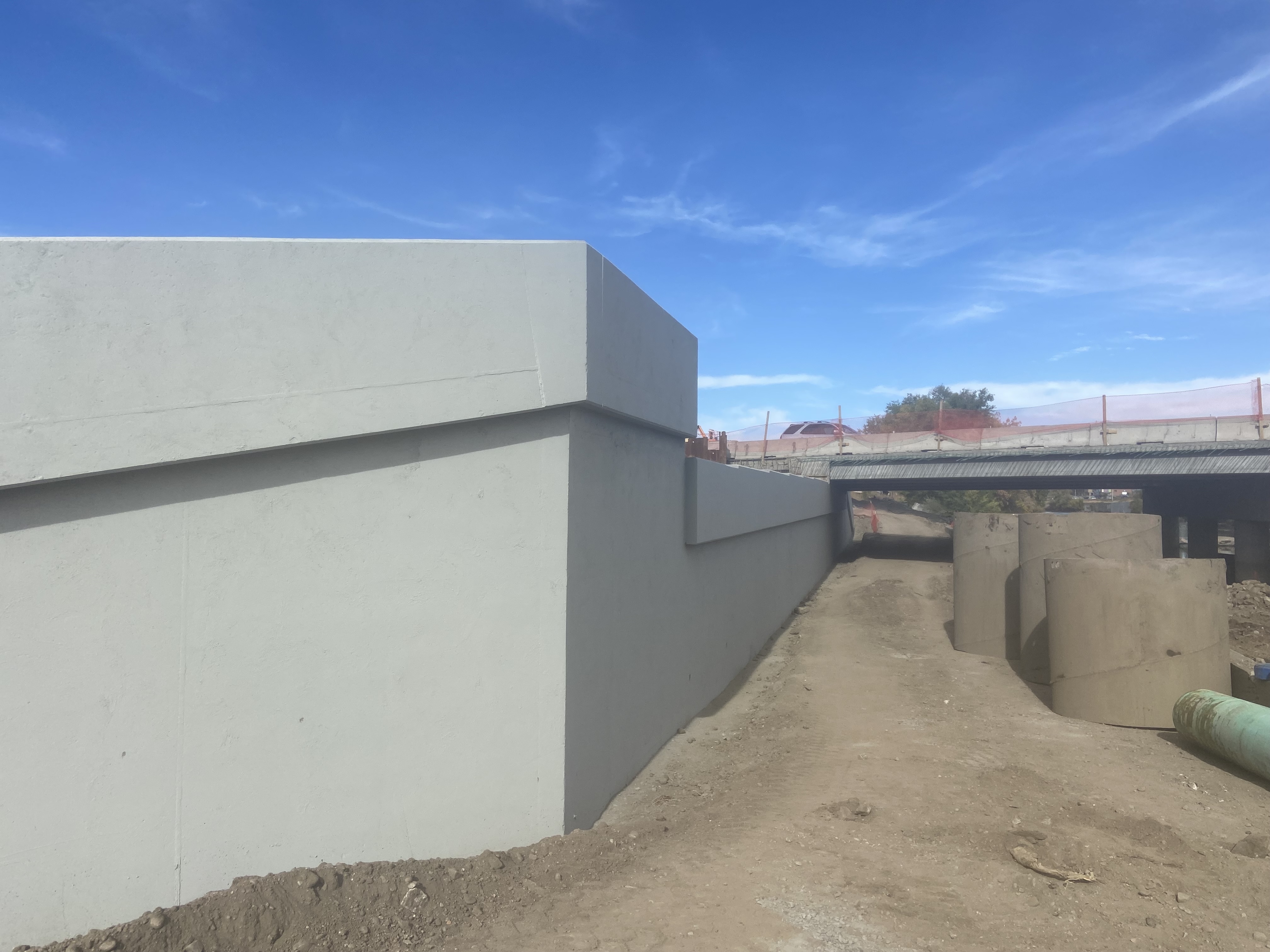 I-25 Alameda Bridge Replacement Headwall South Side.jpg detail image