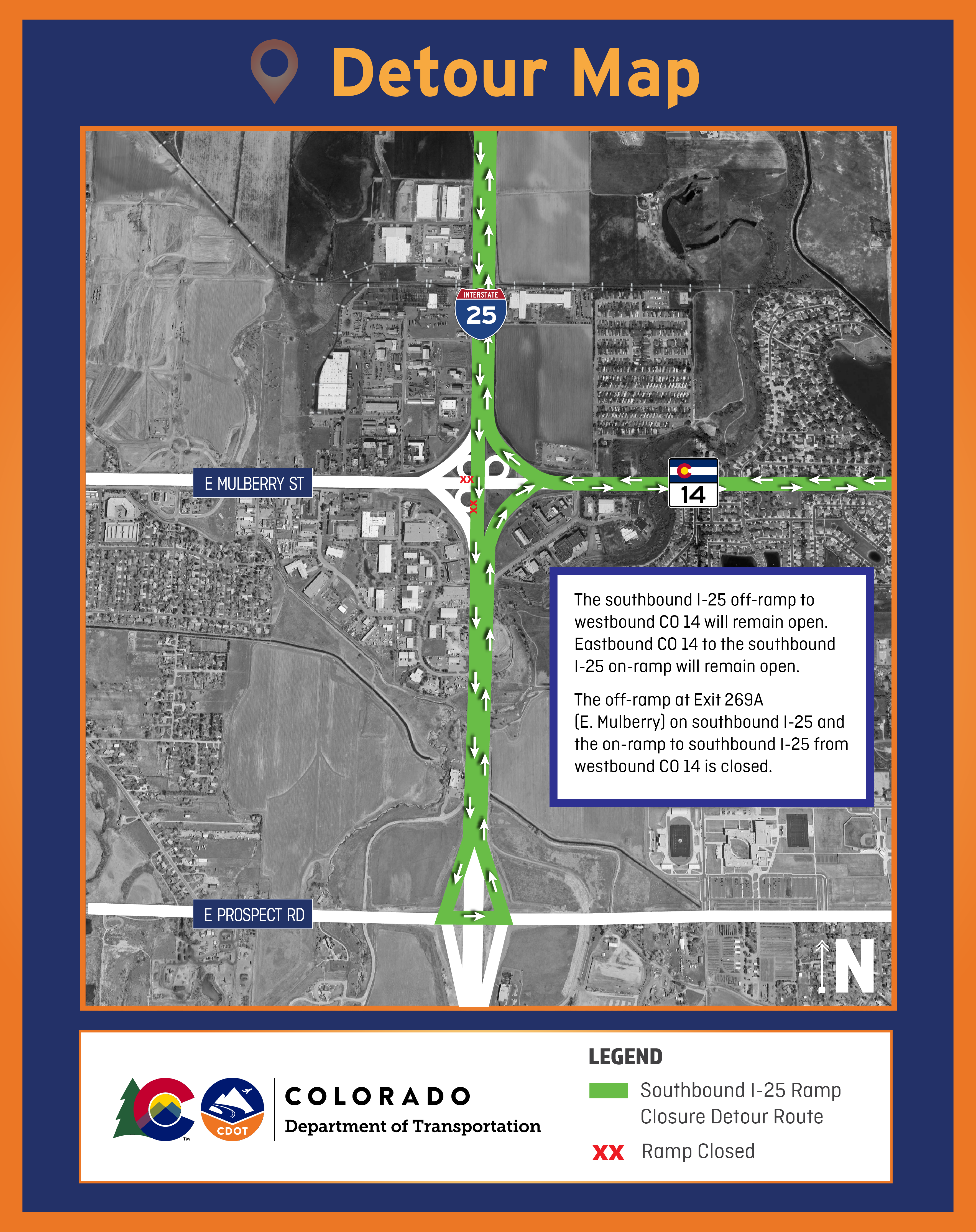 I-25 Concrete Panel Replacement Soutbound I-25 Detour Map.v2.png detail image