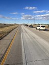 I-25 Concrete Panel Replacement Northbound View Winter Shutdown Single-Lane Traffic.jpg thumbnail image