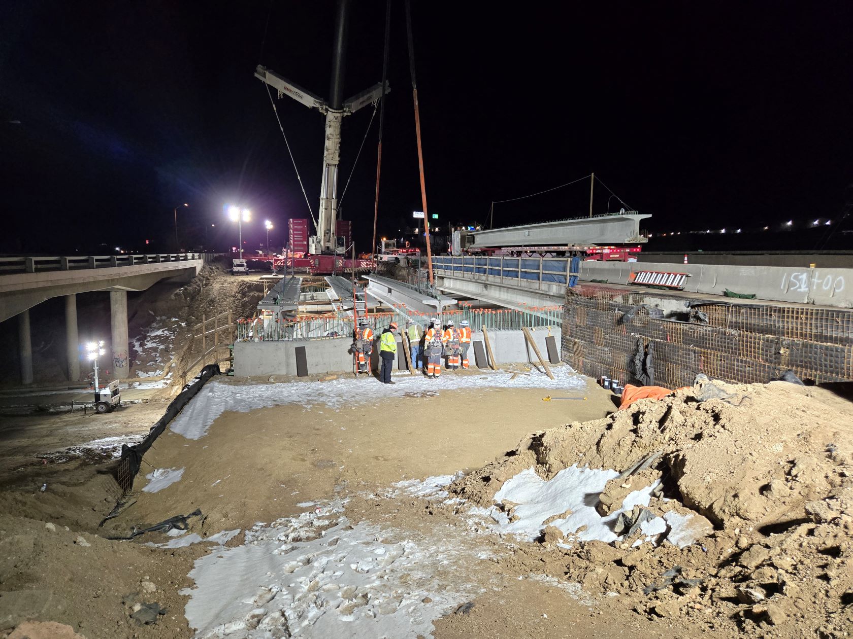 I-25 Acceleration/Deceleration Lanes Fillmore Street to Garden of the Gods Road Bridge Construction detail image