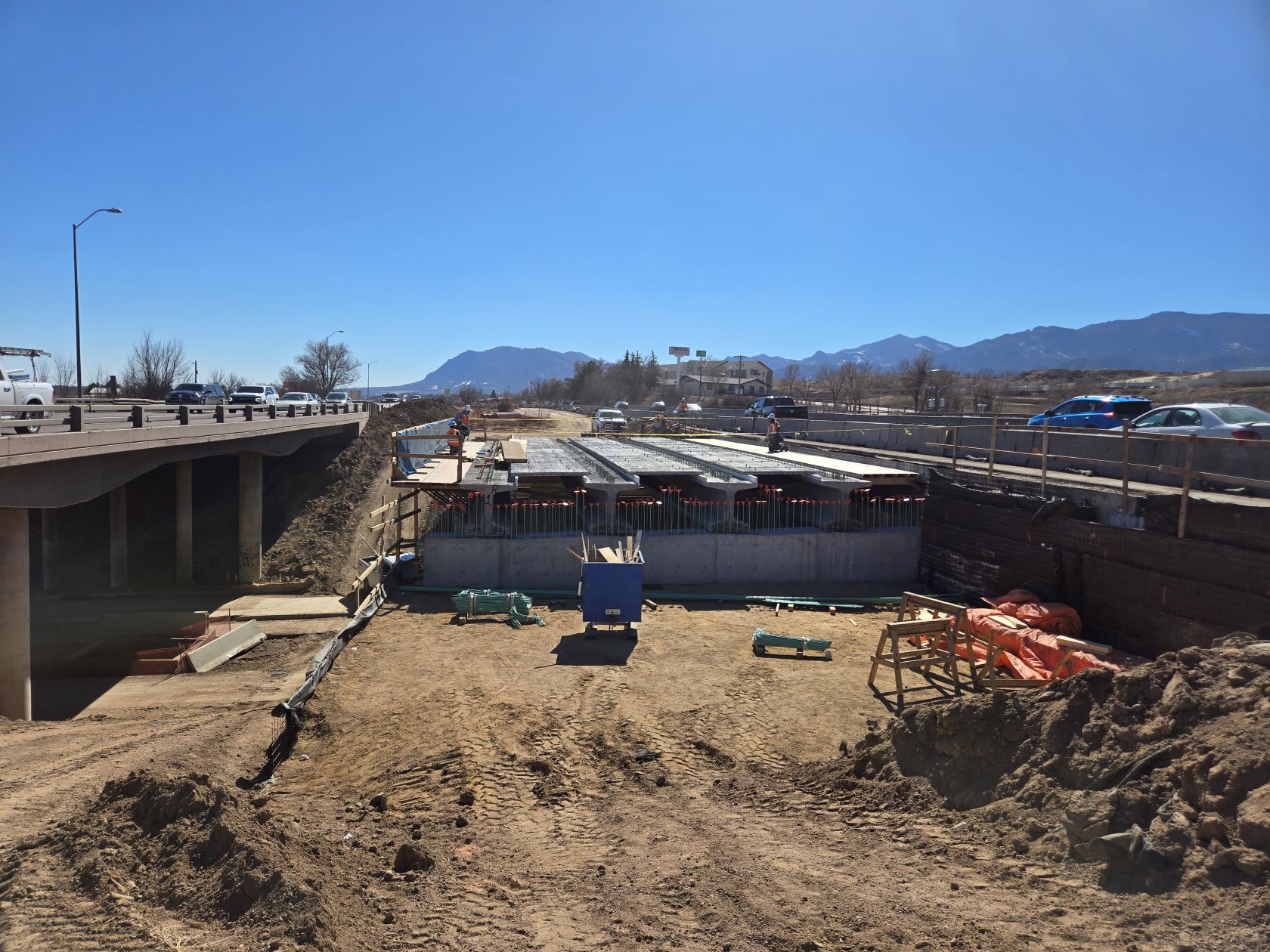 I-25 Acceleration-Deceleration Lanes Fillmore Street to Garden of the Gods Road Southbound Bridge detail image