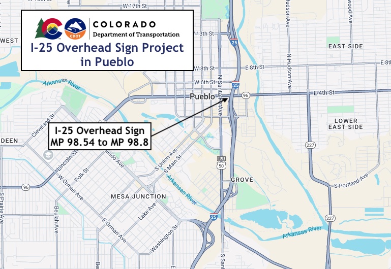 I-25 Overhead Sign Map in Pueblo.jpg detail image