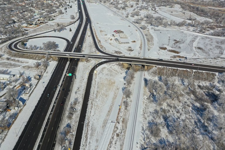 Intersection improvements at the I-25 and US 50B intersection