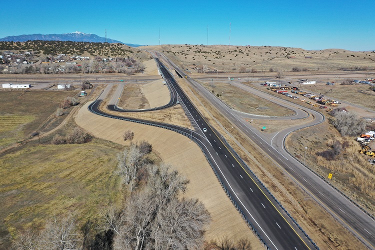 Closeup drone I-25 Walsenburg Bridge Replacement detail image