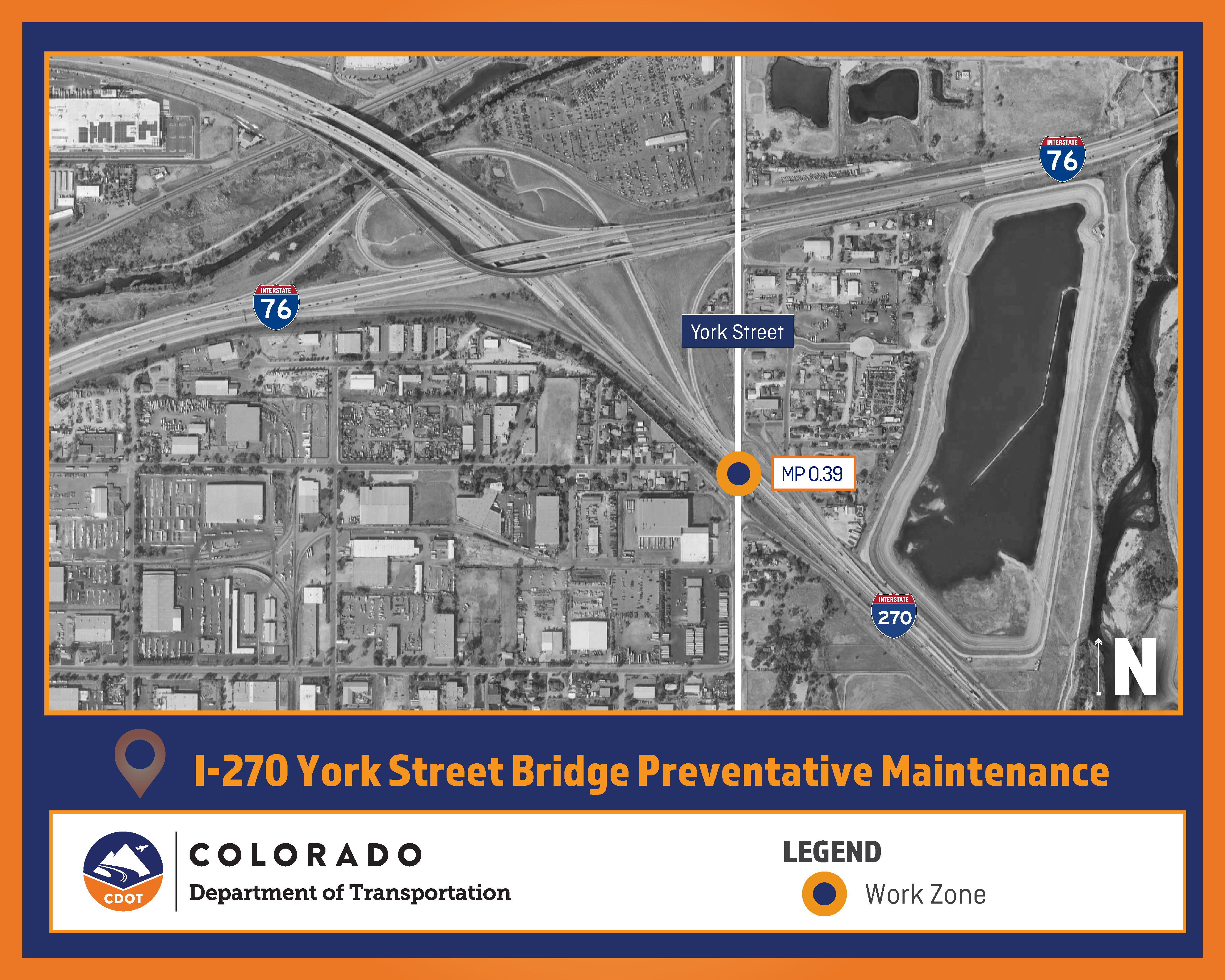 I-270 York Street Bridge Preventative Maintenance Map.png detail image