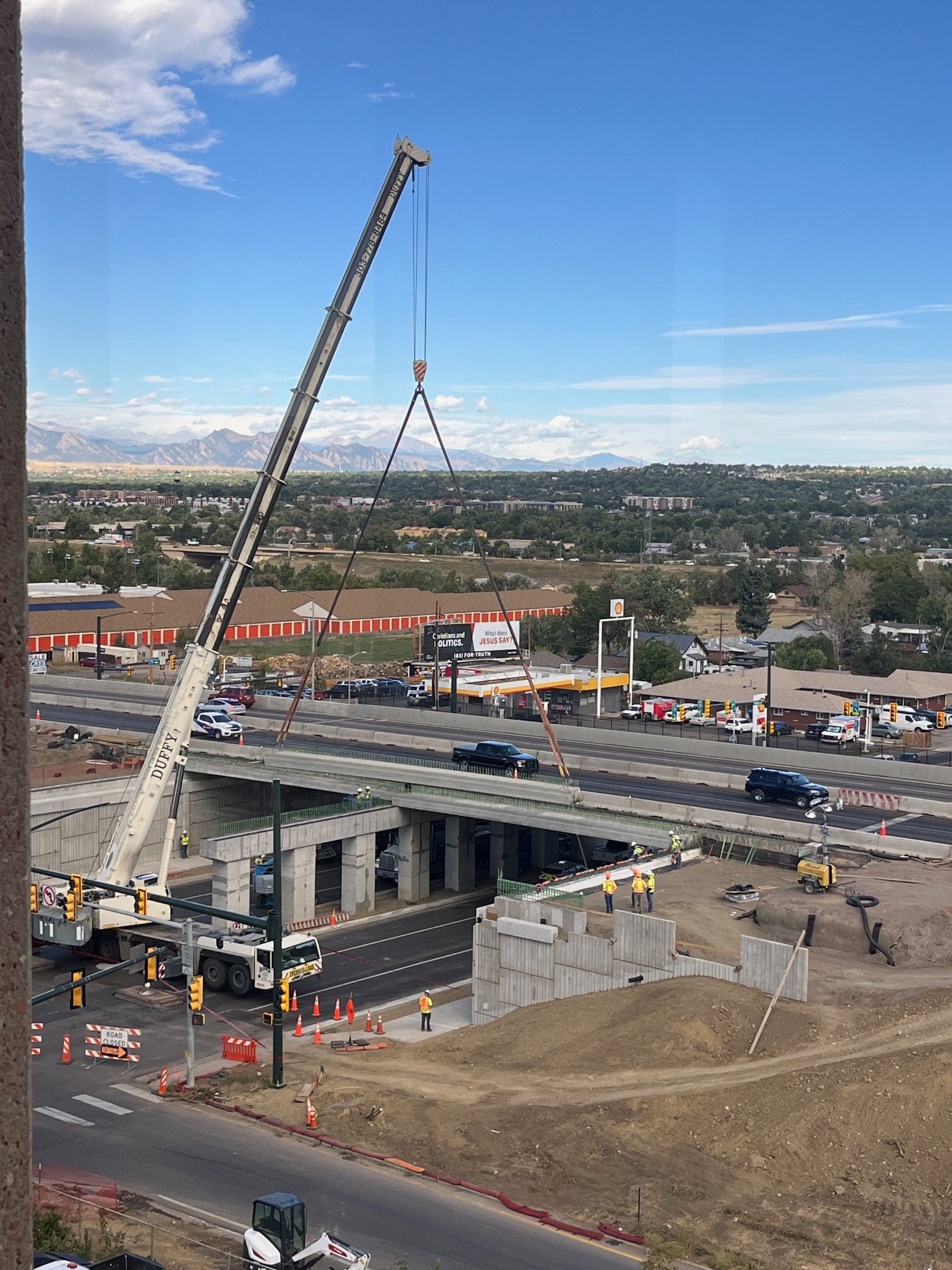 I-70 Harlan Bridge and Interchange Improvements Girder Placement Harlan Street South Side.jpg detail image