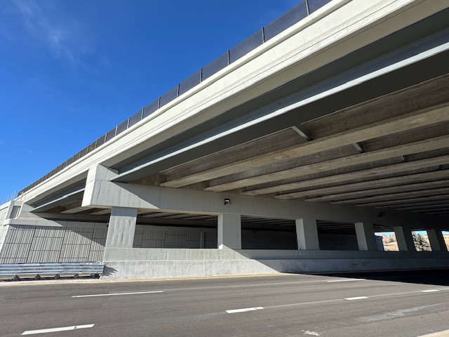 I-70 Bridges over Ward Road Closeup Eastbound View New Bridge.jpg detail image