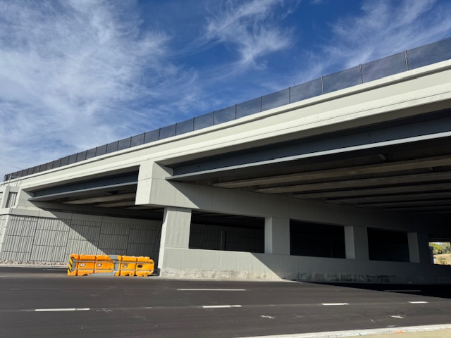 I-70 Bridges over Ward Road Closeup New Bridge.jpg detail image