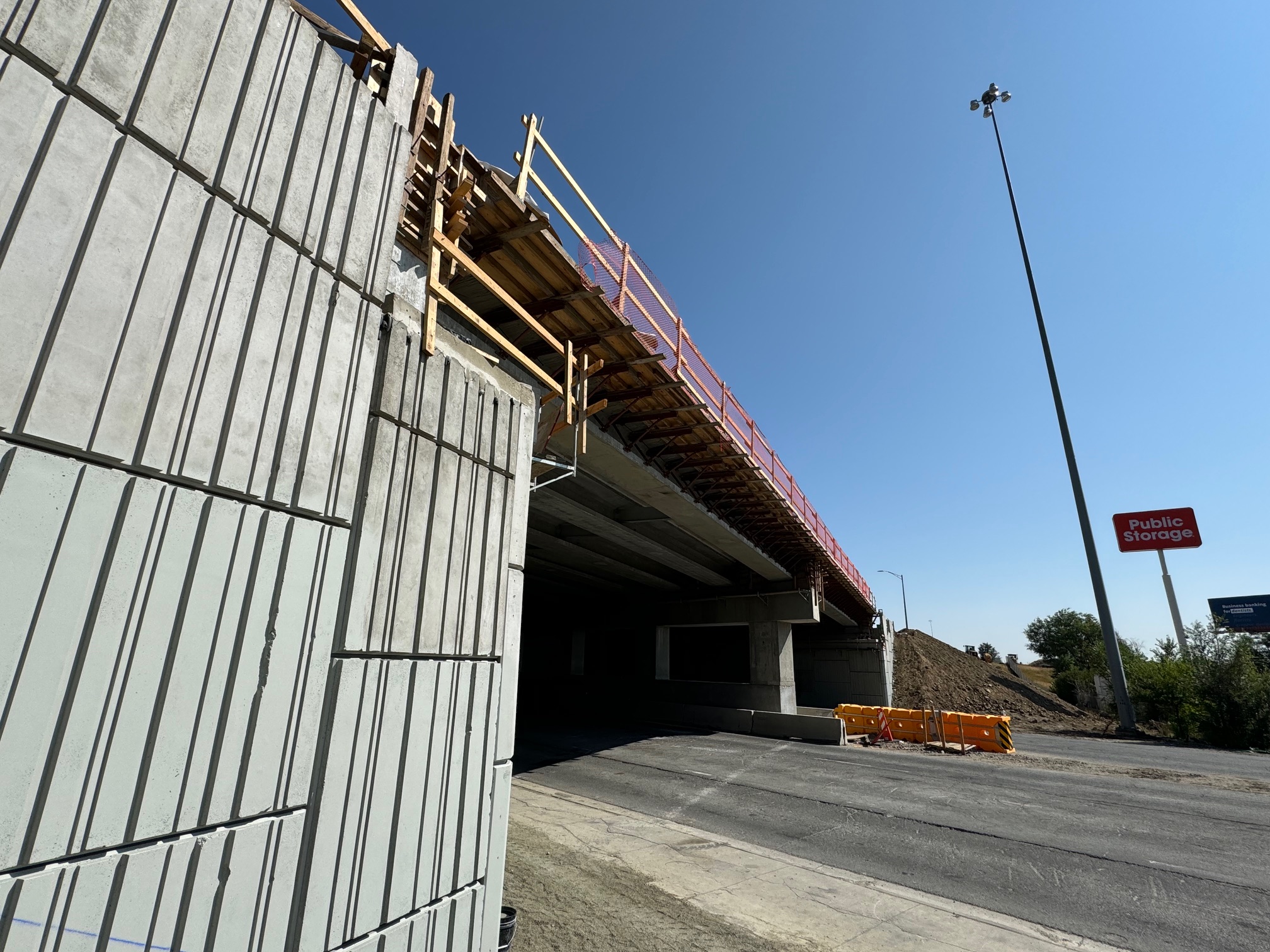 I-70 Bridges over Ward Road East View eastbound I-70 Bridge Progress.jpg detail image