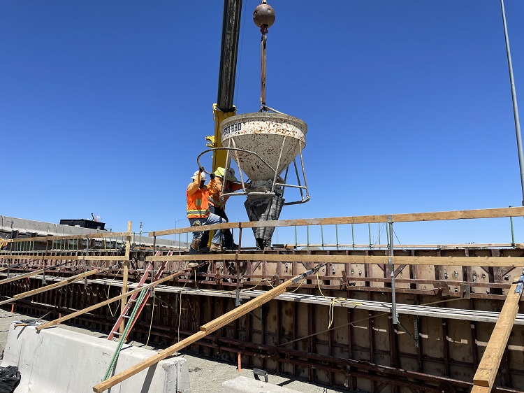 I-70 Bridges over Ward Road Eastbound View Formwork.jpg detail image