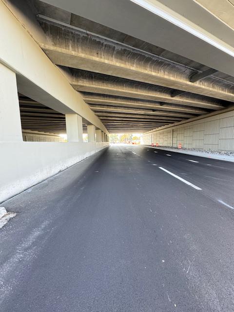 I-70 Bridges over Ward Road New Paving Ward Road under I-70.jpg detail image