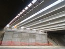 Underside view of new girder placement and MSE walls at I-70 over Ward Rd. Photo Estate Media.jpg thumbnail image