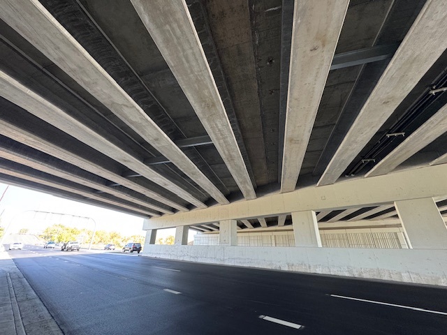 I-70 Bridges over Ward Road Underside New Bridge.jpg detail image