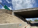View of removed overhang I-70 over Ward Road with sign bridge in the background.jpg thumbnail image