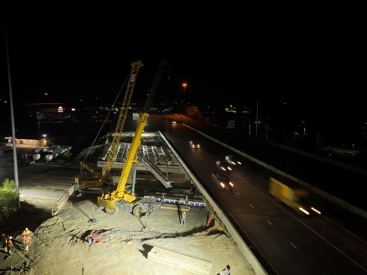 I-70 Bridges over Ward Road West View Eastbound Bridge Girder Set.jpg detail image