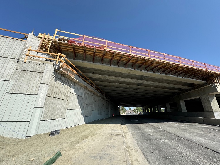 I-70 Bridges over Ward Road Wide View Eastbound Ward Road.jpg detail image