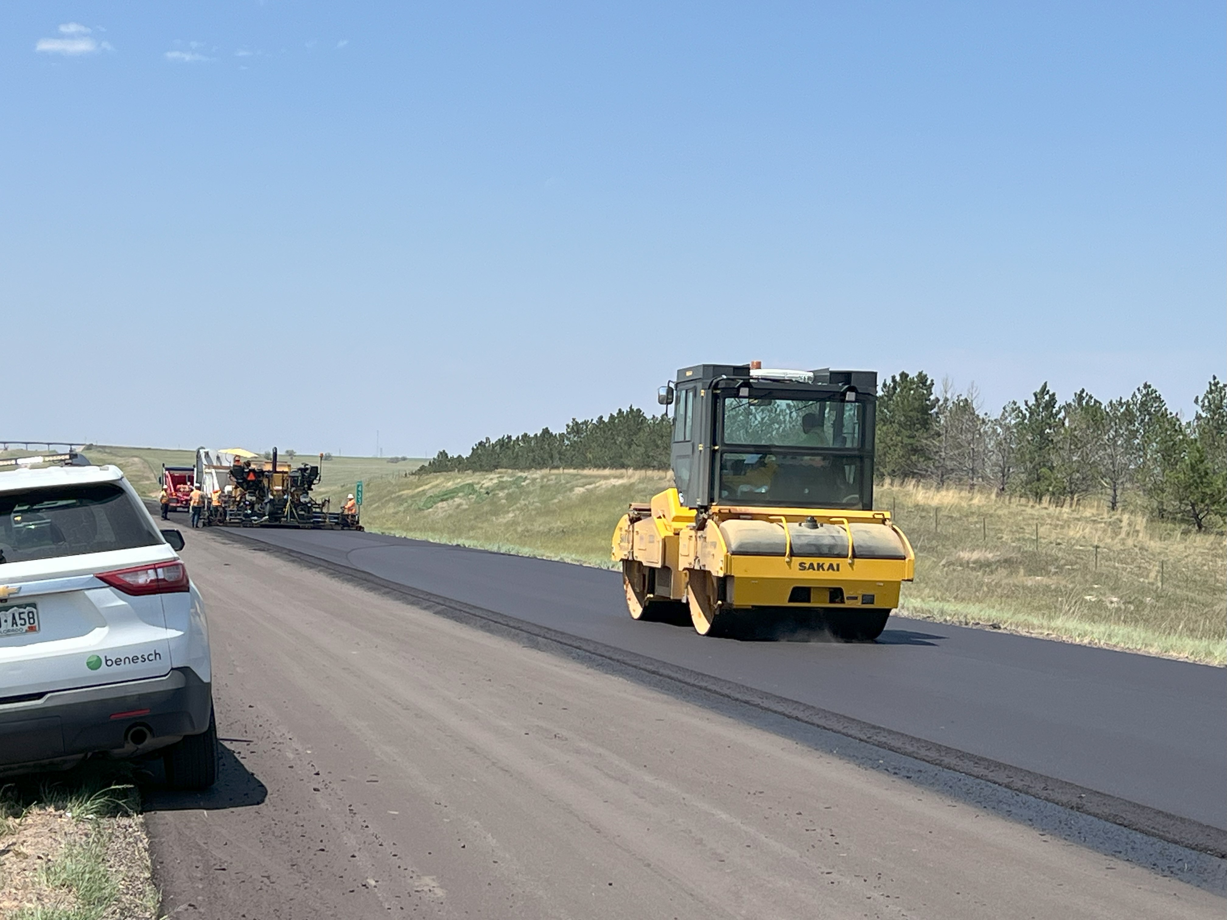 I-70 Bethune Burlington Segment 1 Paving Mile Marker 433.jpg detail image