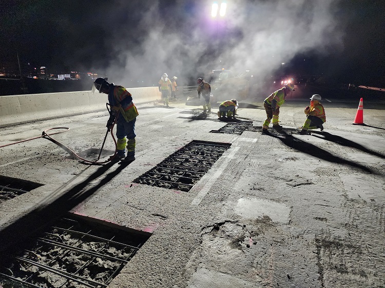 I-70 Resurfacing Chief Hosa to Colfax Crews Repair Deck.jpg detail image