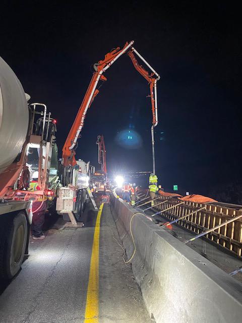 I-70 Resurfacing from Chief Hosa to Colfax Barrier Pour detail image