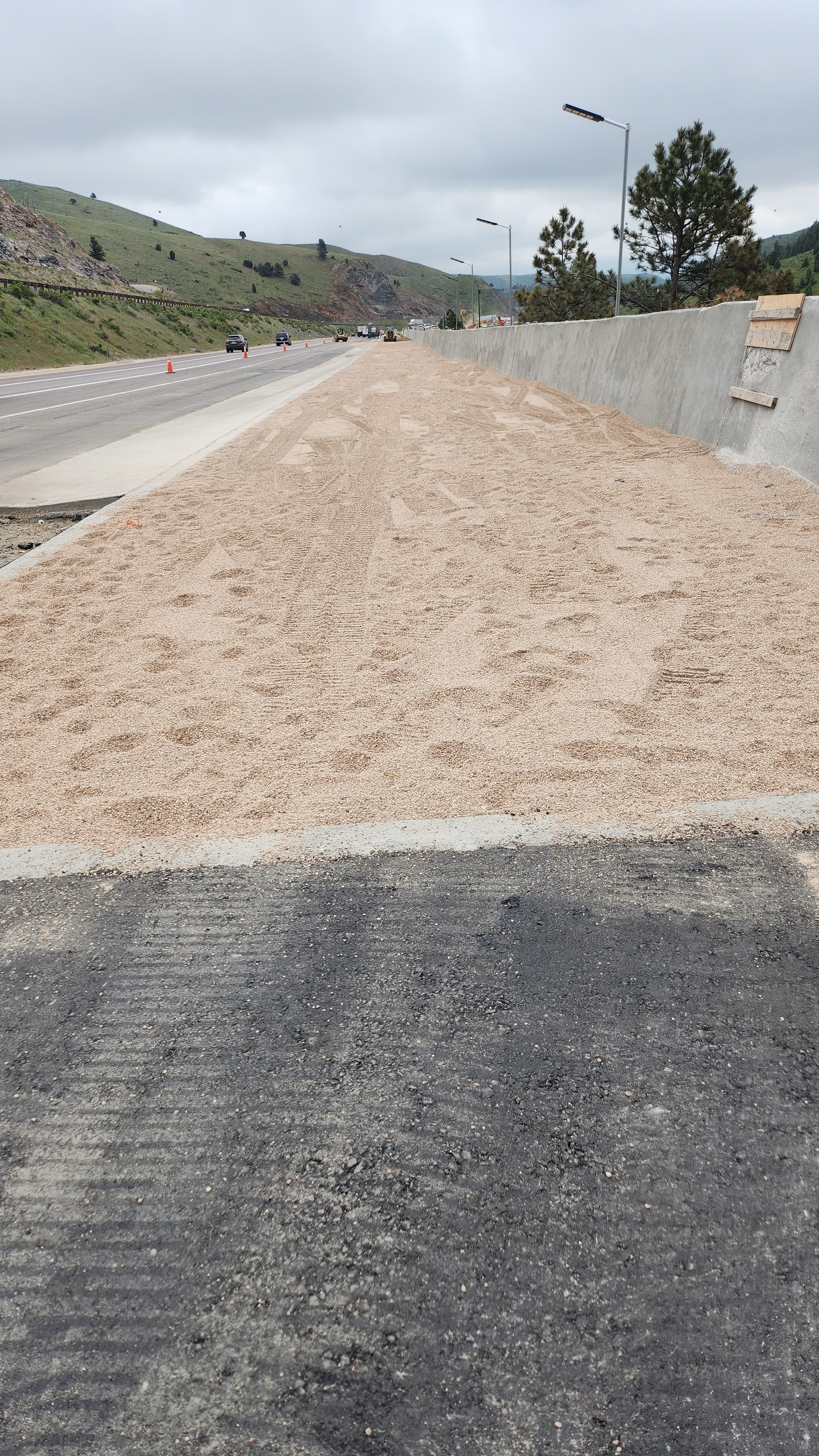 Eastbound I-70 Mount Vernon Rebuilt Escape Ramp near Genesee.jpg detail image