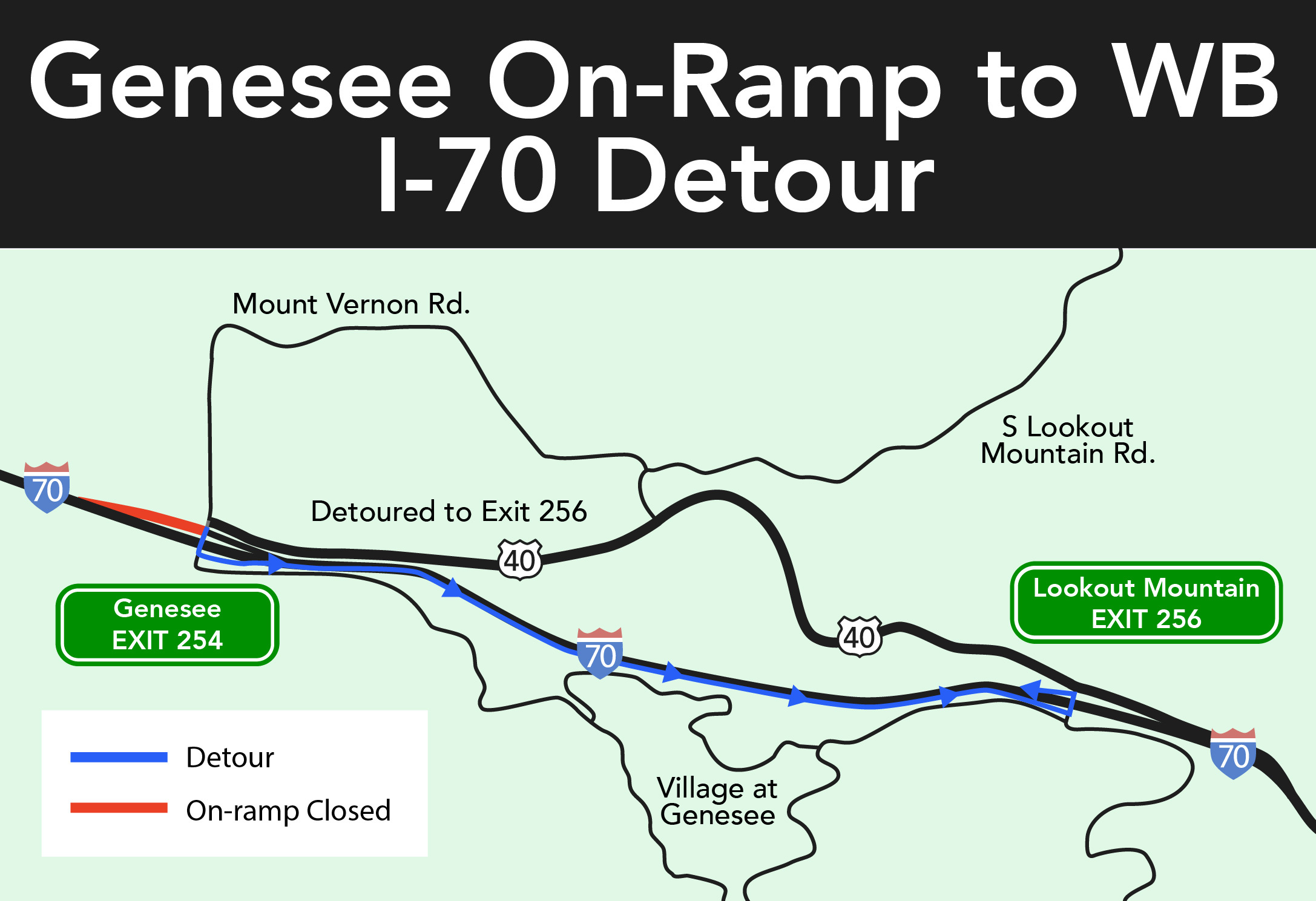 Genesee On-Ramp to Westbound I-70 Detour Map.jpg detail image