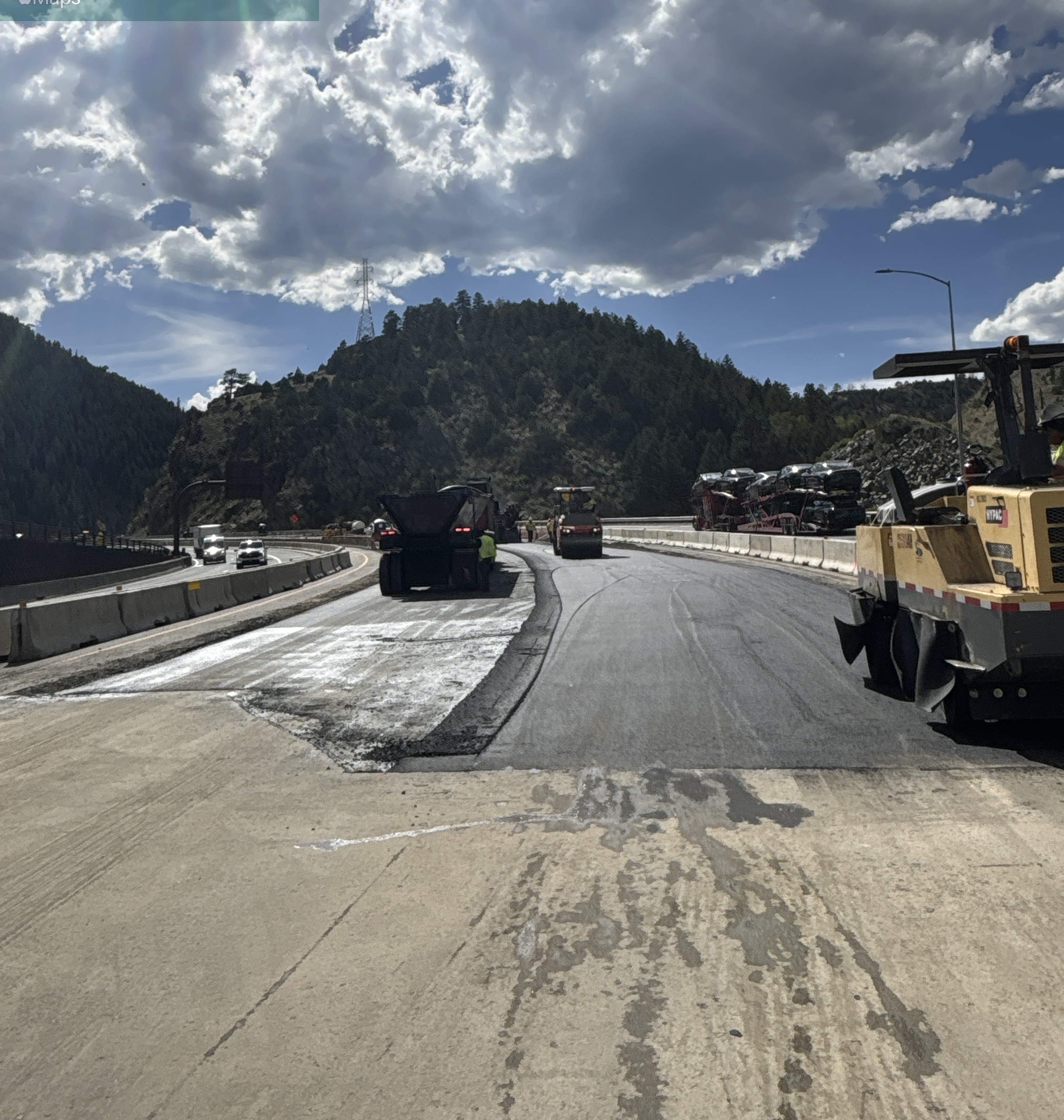 I-70 Floyd Hill Paving Detour Roadway.jpg detail image