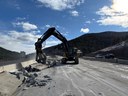 I-70 Floyd Hill East Section Barrier Removal 01142025.jpg thumbnail image