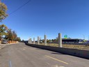 I-70 Noise Wall Replacement I-76 to Pecos Street Installed Support Posts near Federal Boulevard.jpg thumbnail image