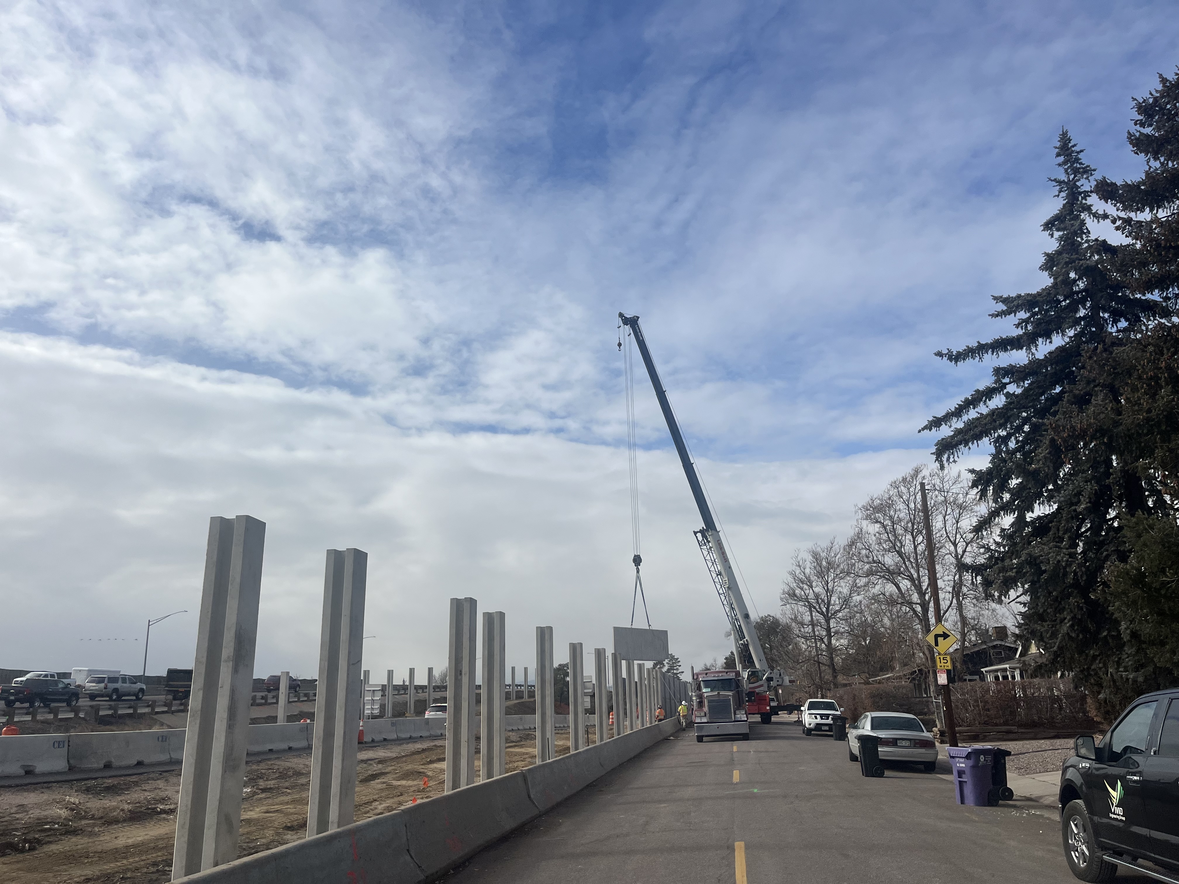 I-70 Noise Wall Replacement I-76 to Pecos Lowell Panel Drop.jpg detail image