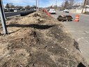 I-70 Noise Wall Replacement I-76 to Pecos Teams Dig Out Previous Noise Wall Timber Posts.jpg thumbnail image