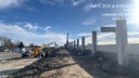 I-70 Noise Wall Replacement I-76 to Pecos Street Forklift near Sheridan Boulevard setting up casing for the noise wall caissons February 2025.JPG thumbnail image