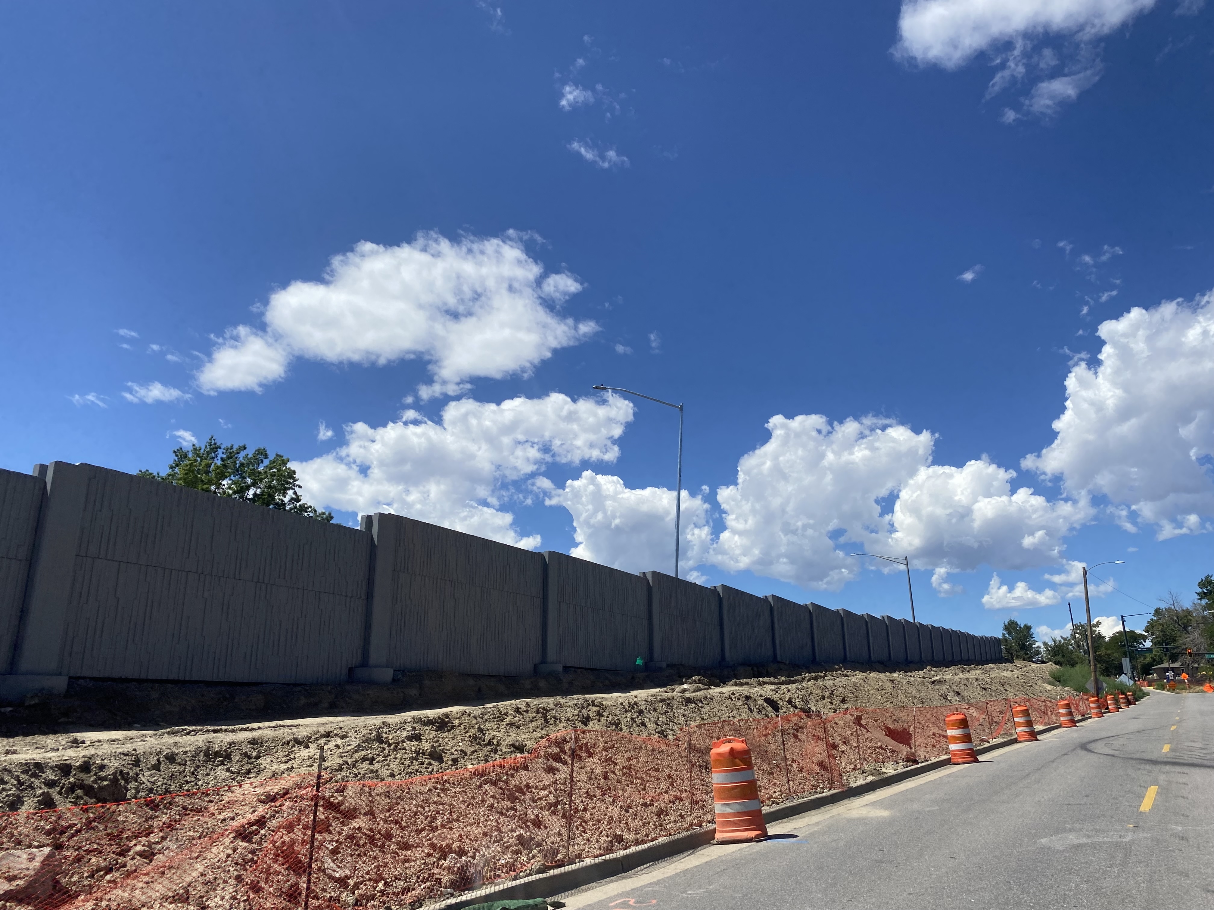 I-70 Noise Wall Replacement I-76 to Pecos Timber Noise Wall Removals Wall panels up to Zuni.jpg detail image