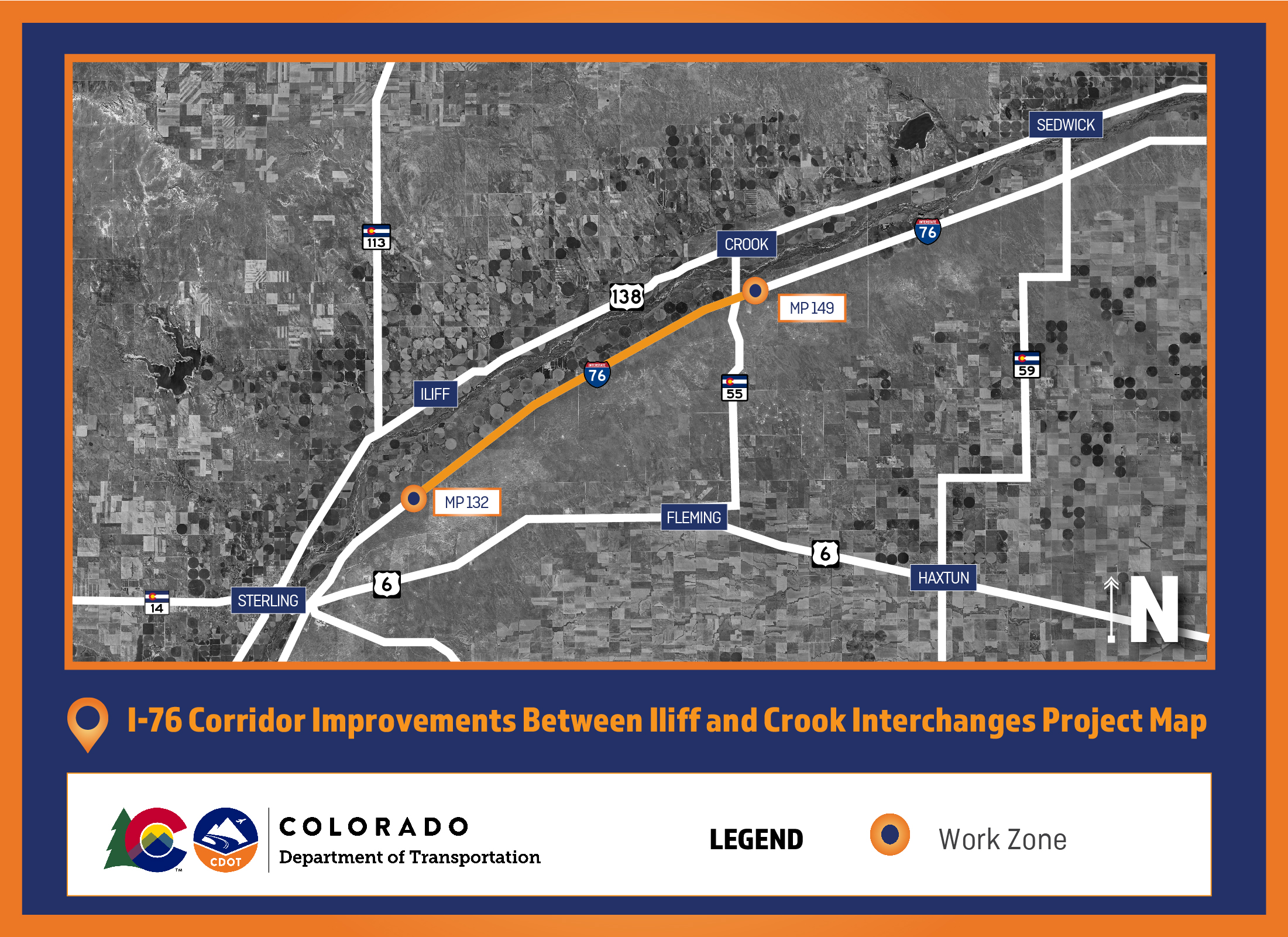 I-76 Corridor Improvements Between Iliff and Crook Interchanges revised 4-23 detail image