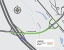 Detour map for northbound I-25 on-ramp closure from eastbound South Academy Boulevard.jpg thumbnail image