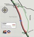 Detour Map Northbound I-25 Closure Between Santa Fe Avenue and Mesa Ridge Parkway.jpg thumbnail image