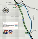 MAMSIP Detour map for southbound I-25 on- and off-ramp closure at Mesa Ridge Parkway.jpg thumbnail image