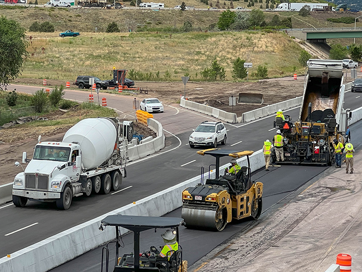 South Academy Widening Paving operations East of I-25.jpg detail image