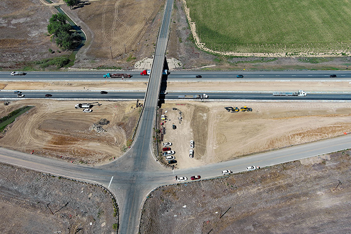 I-25 North Express Lanes Aerial Image of CR 38 Dirt Work.jpg detail image