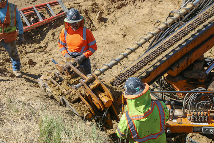 I-25 North Express Lanes Bore Drilling at CR 38.jpg detail image