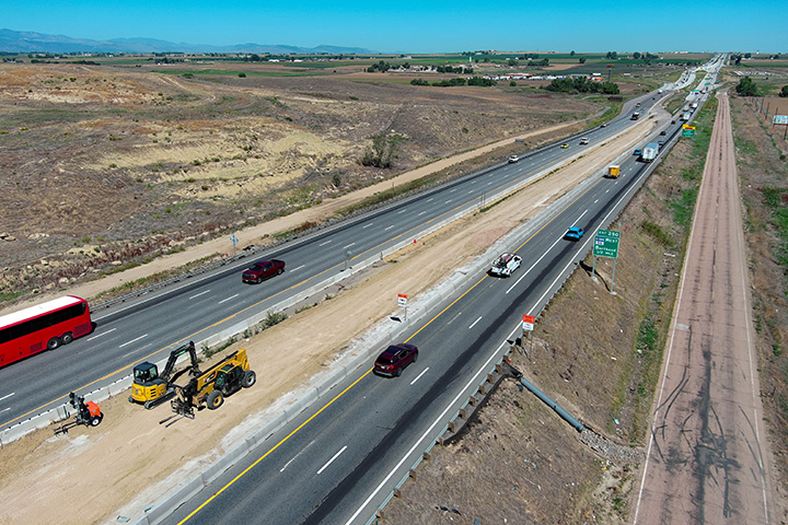 I-25 North Express Lanes Dirt Work in Median South of CO 56.jpg detail image