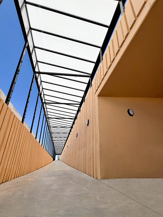 I-25 North Express Lanes Walkway Tunnel to Bus Stop at CO 56.jpg detail image